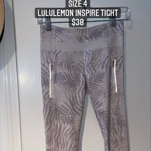 Lululemon inspire tights